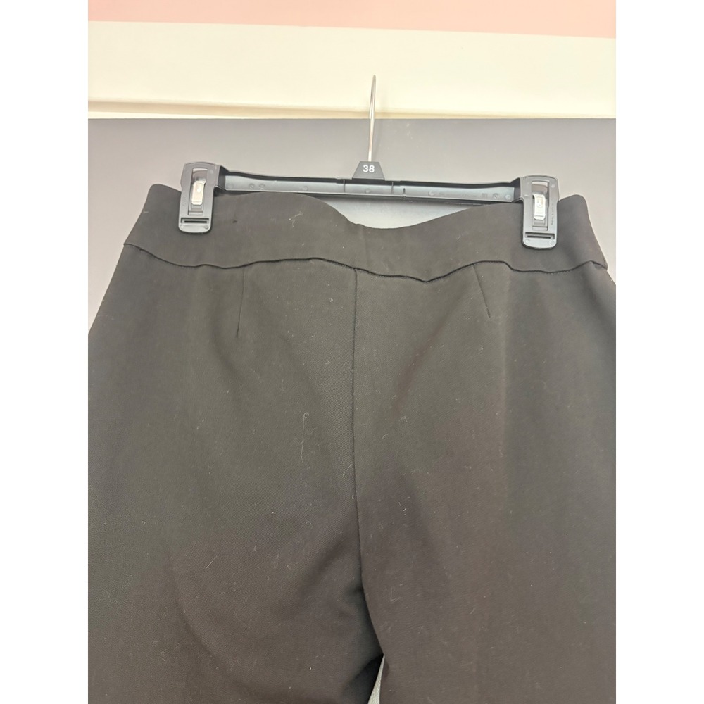 Chicos So Slimming Black Straight Leg Pull On Pants Size 0 Short Stretch Seamed - Picture 4 of 6